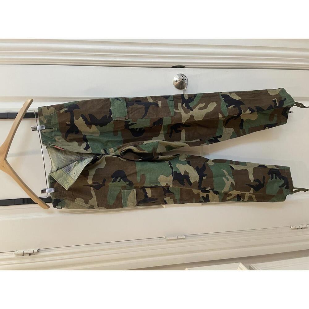 Vintage Camouflage Combat Pants - Military Style
